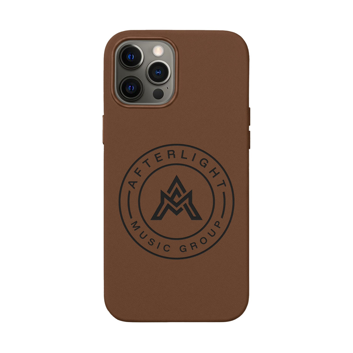 Custom Afterlight Leather iPhone Case w/ Engraved Logo