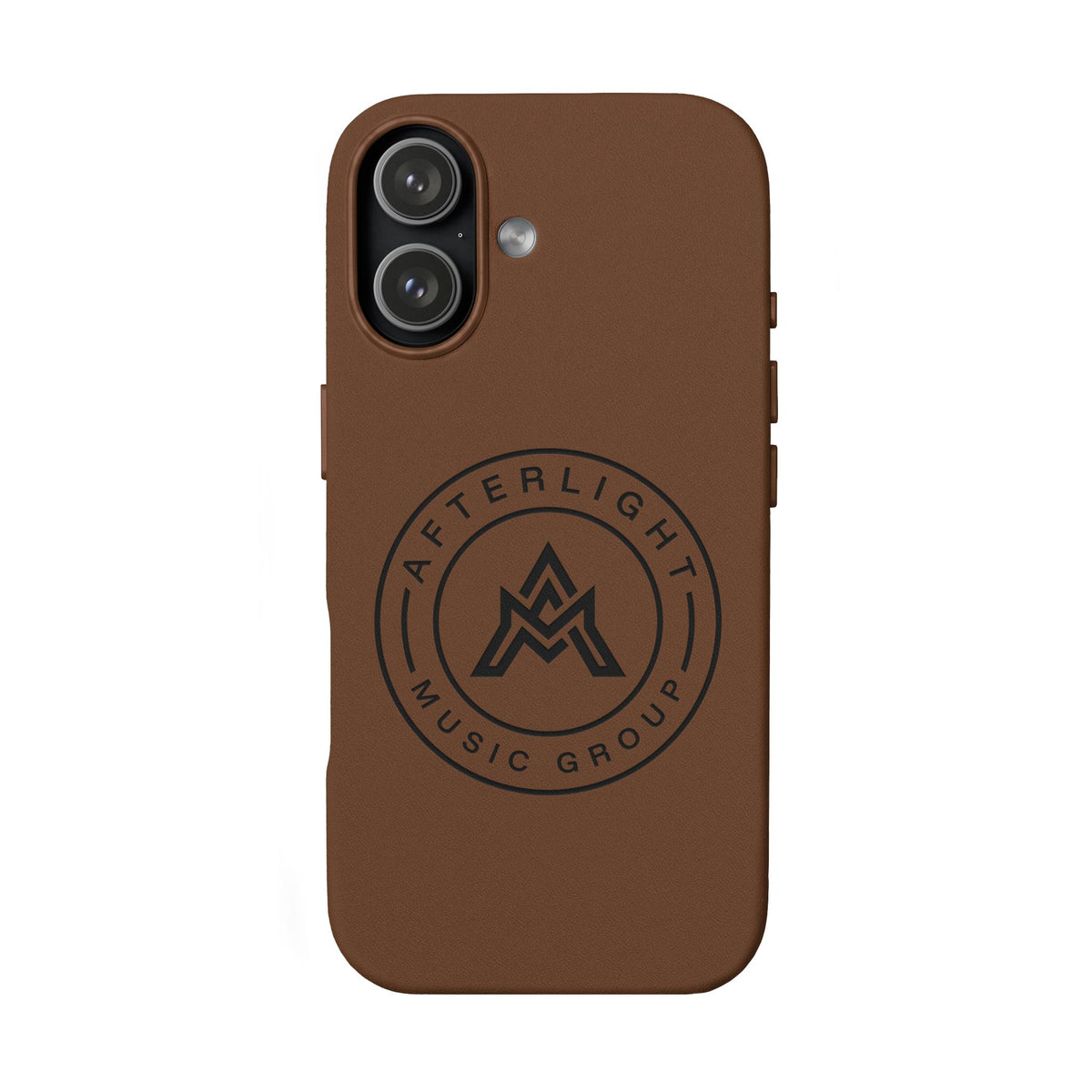 Custom Afterlight Leather iPhone Case w/ Engraved Logo