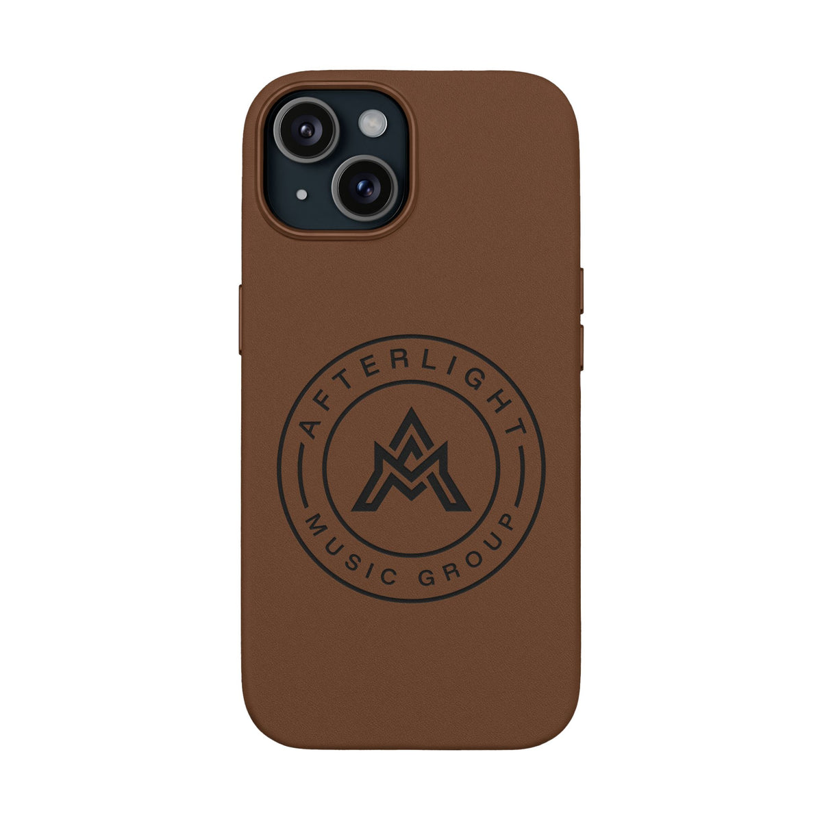 Custom Afterlight Leather iPhone Case w/ Engraved Logo