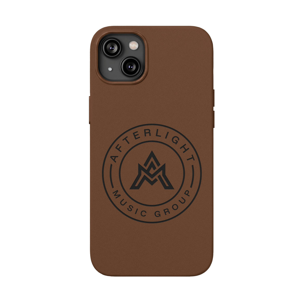 Custom Afterlight Leather iPhone Case w/ Engraved Logo