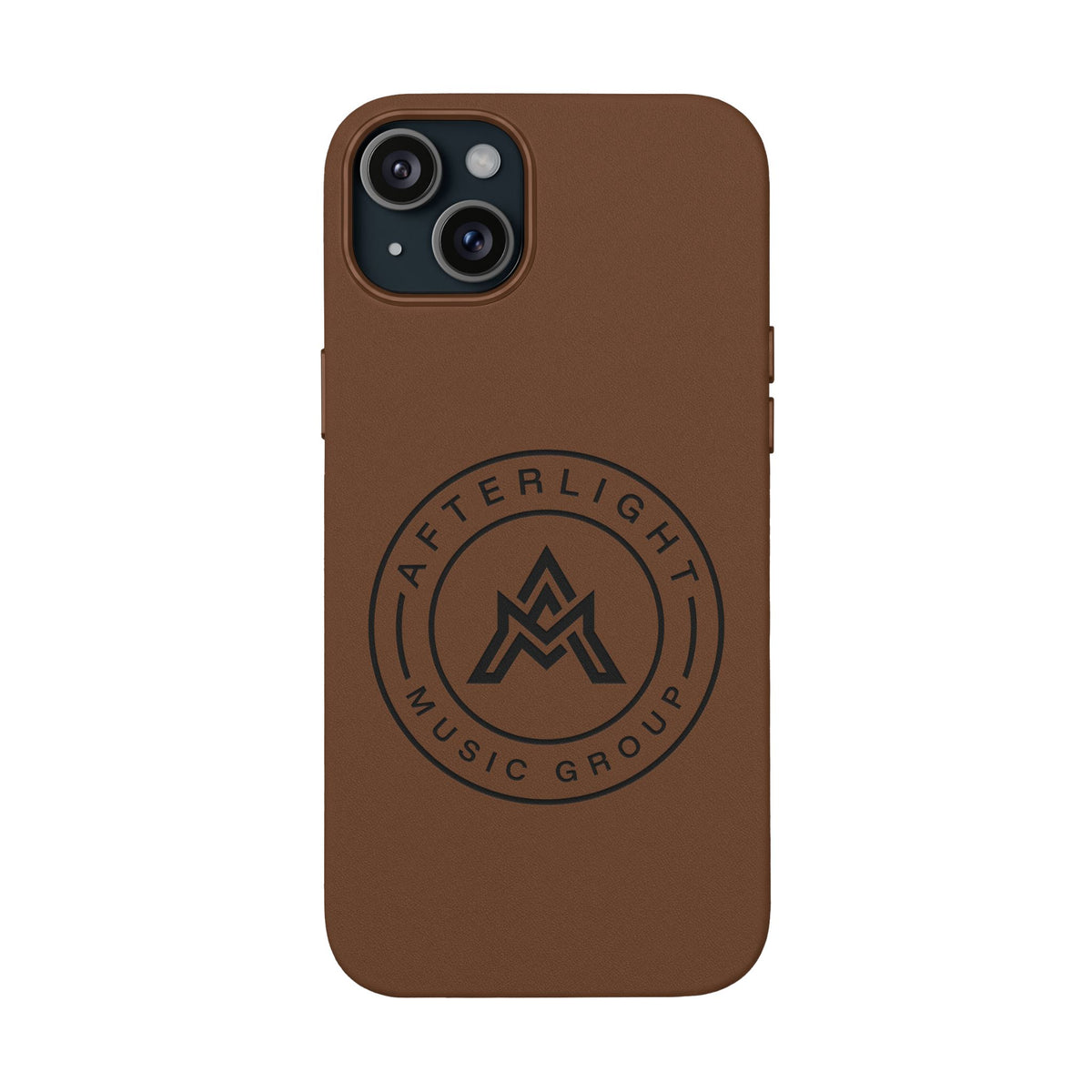 Custom Afterlight Leather iPhone Case w/ Engraved Logo