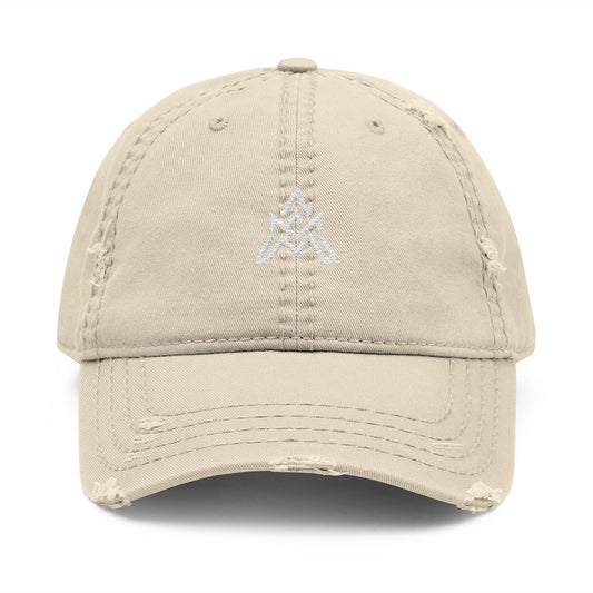 Afterlight Distressed Embroidered Dad Hat