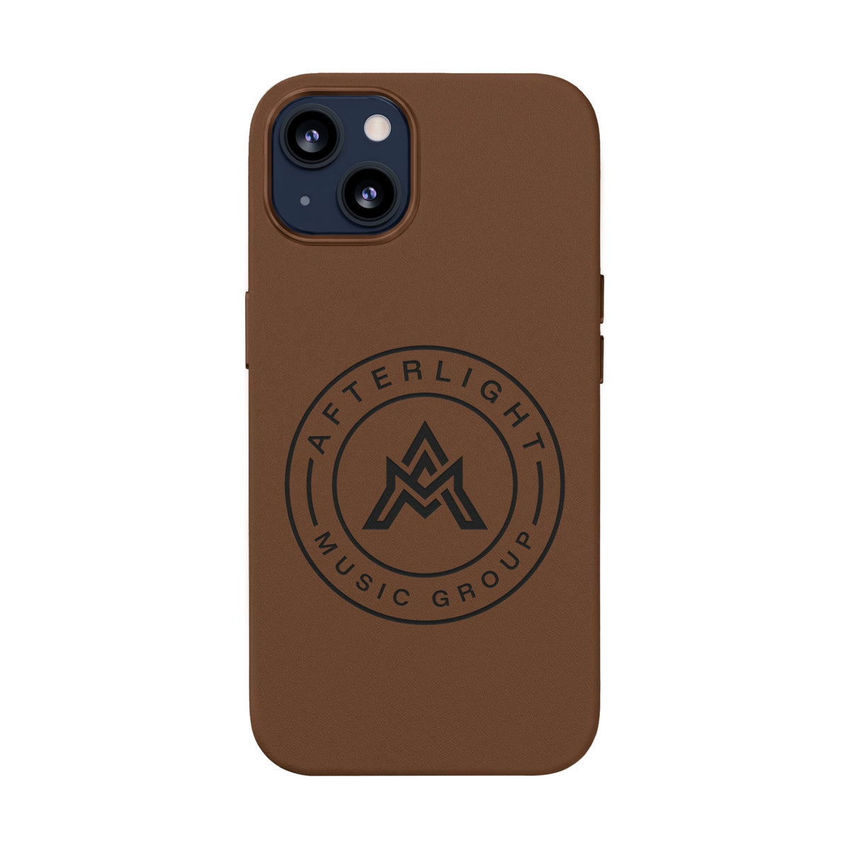 Custom Afterlight Leather iPhone Case w/ Engraved Logo
