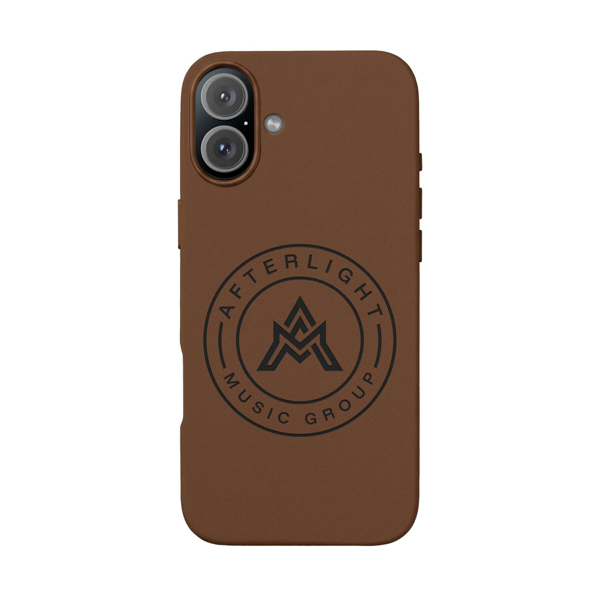 Custom Afterlight Leather iPhone Case w/ Engraved Logo
