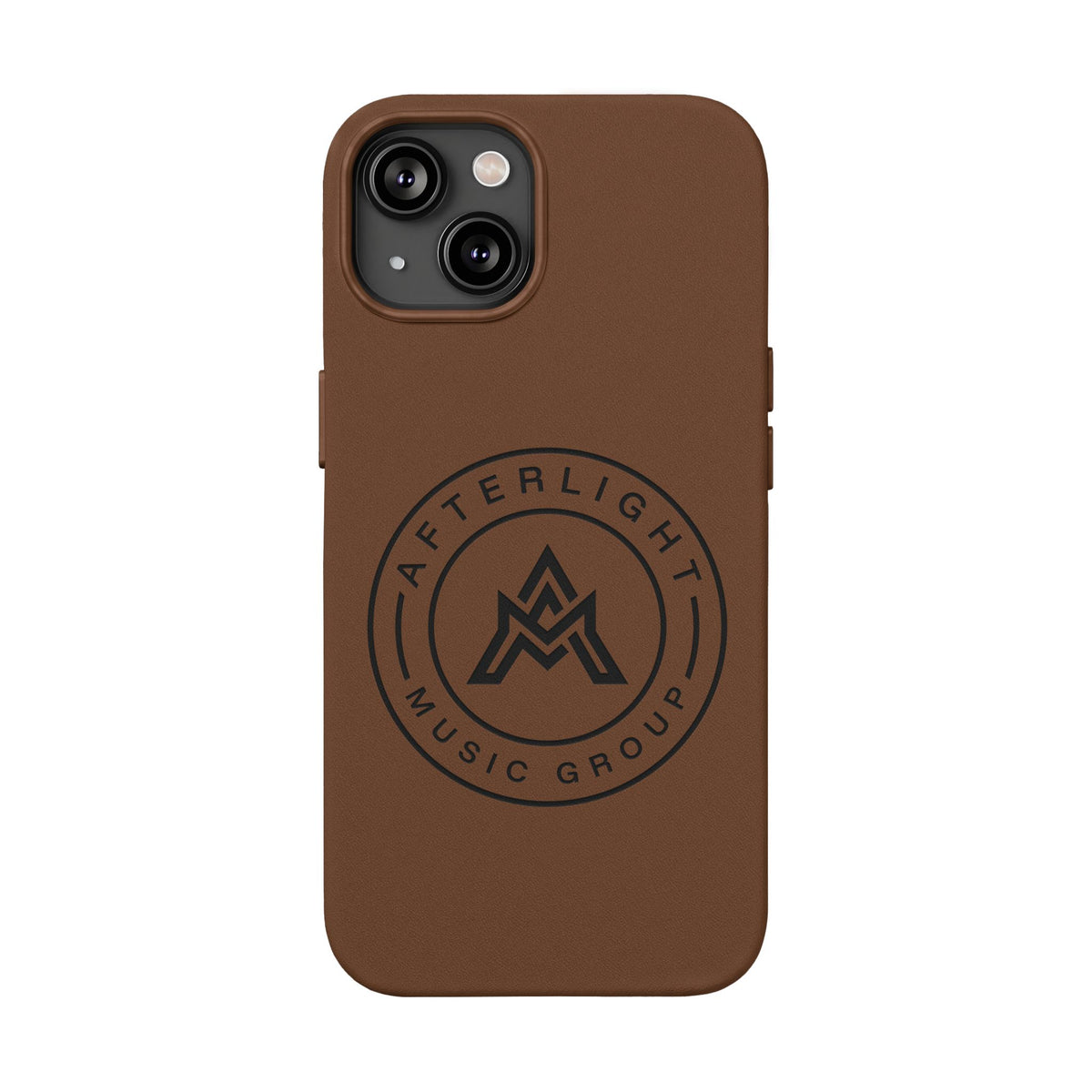 Custom Afterlight Leather iPhone Case w/ Engraved Logo