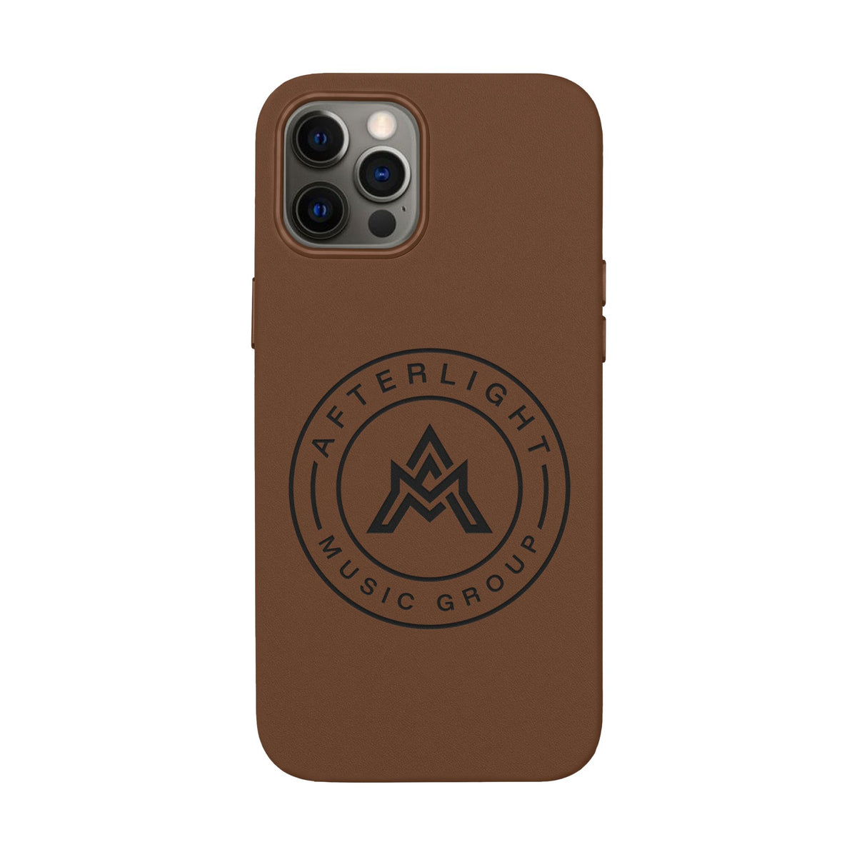 Custom Afterlight Leather iPhone Case w/ Engraved Logo